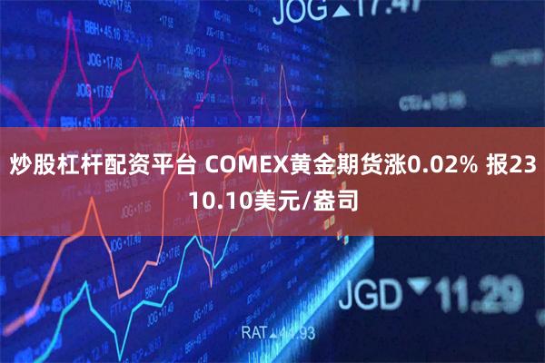 炒股杠杆配资平台 COMEX黄金期货涨0.02% 报2310.10美元/盎司