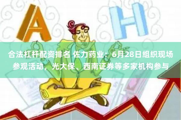 合法杠杆配资排名 佐力药业：6月28日组织现场参观活动，光大保、西南证券等多家机构参与