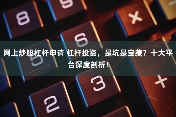 网上炒股杠杆申请 杠杆投资，是坑是宝藏？十大平台深度剖析！