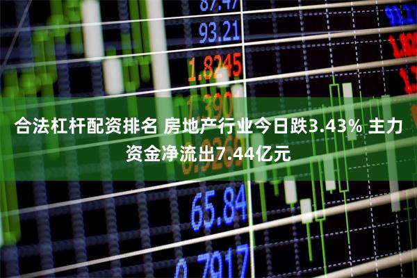 合法杠杆配资排名 房地产行业今日跌3.43% 主力资金净流出7.44亿元