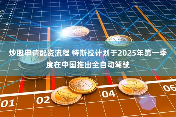 炒股申请配资流程 特斯拉计划于2025年第一季度在中国推出全自动驾驶