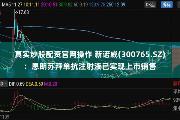 真实炒股配资官网操作 新诺威(300765.SZ)：恩朗苏拜单抗注射液已实现上市销售