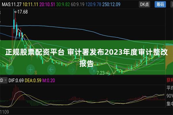 正规股票配资平台 审计署发布2023年度审计整改报告