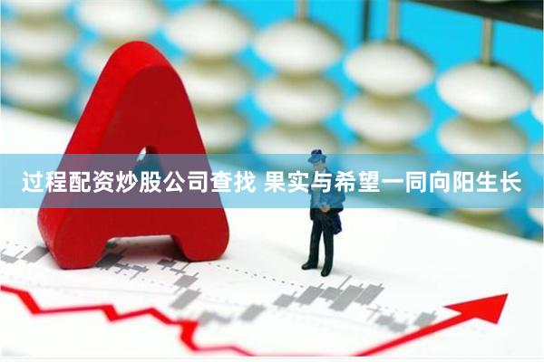 过程配资炒股公司查找 果实与希望一同向阳生长