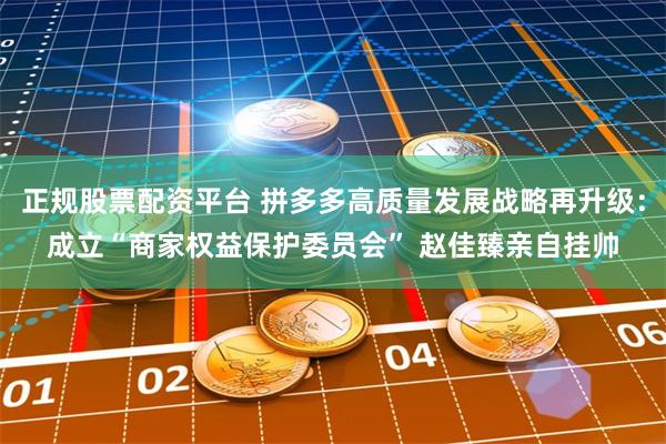 正规股票配资平台 拼多多高质量发展战略再升级：成立“商家权益保护委员会” 赵佳臻亲自挂帅