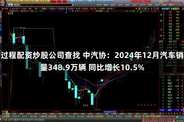 过程配资炒股公司查找 中汽协：2024年12月汽车销量348.9万辆 同比增长10.5%