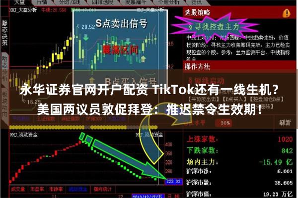 永华证券官网开户配资 TikTok还有一线生机？美国两议员敦促拜登：推迟禁令生效期！