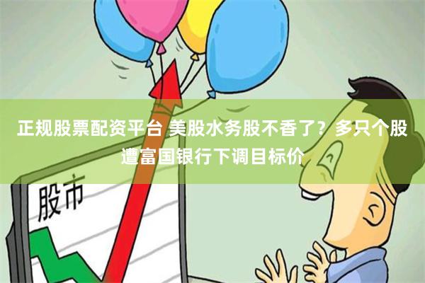 正规股票配资平台 美股水务股不香了？多只个股遭富国银行下调目标价