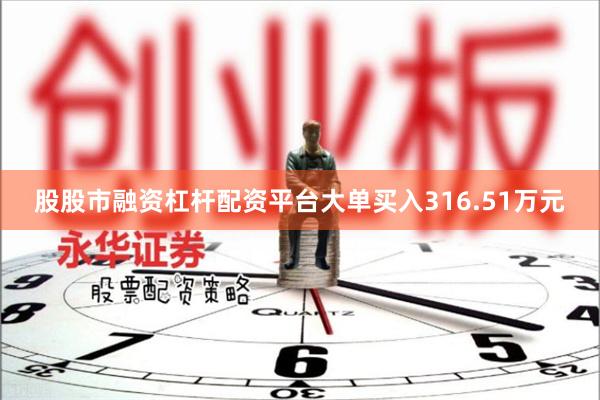 股股市融资杠杆配资平台大单买入316.51万元