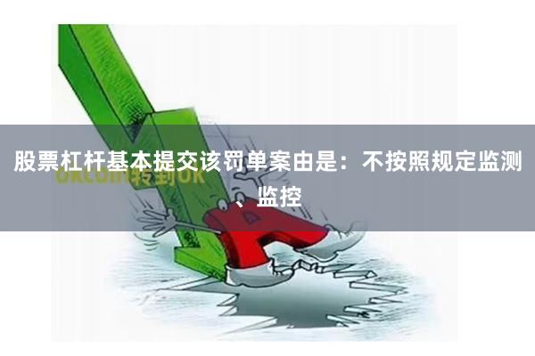 股票杠杆基本提交该罚单案由是：不按照规定监测、监控